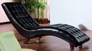 Modern & contemporary calma chaise lounge. Brown Leather Upholstery Contemporary Chaise Lounge