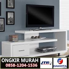 Cara pasang rak dinding ini cukup mudah, hanya butuh 2 komponen kayu/triplek yang dipotong 45 derajat, pemotongan bisa menggunakan jigsaw, circular saw. Murah Rak Meja Tv Minimalis Model Ikea Modern Putih Shopee Indonesia