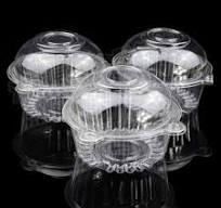 100pcs Cake Boxes Plastic Cake Box Cake Cup Transparent Box ...