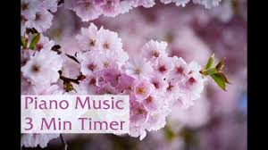 Reiki 3 Minute Timer With Piano Music And Nature Sounds 26 X 3 Minute Bells Youtube