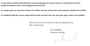 L'entreprise….dont le siège social est. Informations Associatives Sur La Situation Sanitaire Covid 19 Association Traits D Union