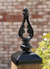 Decorative Acorn Top Post Cap For 4x4 Wood Composite Post Fence Post Caps Metal Fence Posts Wood Post