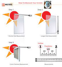 The top of the window, the midpoint and the. When Ordering Your Window Screen