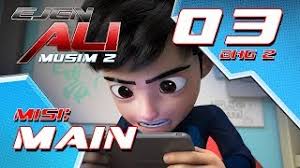 Ejen ali (artinya agen ali), adalah sebuah serial animasi malaysia yang diproduksi oleh wau animation, yang berkisah tentang seorang bocah yang tak sengaja menjadi agen mata setelah menggunakan infinity retinal intelligent system (iris), sebuah pera. Ejen Ali Episod 11 Bhg 2 Misi Bukti Nghenhachay Net