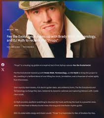 Props…and it just don't stop. Big thanks to @earmilk for the love 🙏🏼  “Props” is a rousing rap golden era-inspired track from hip hop-veteran Fee  the Evolutionist. Fee the Evolutionist teamed up