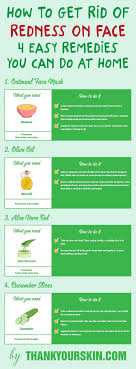 How To Get Rid Of Redness On Face Fast And Overnight Natural Remedies That Work Easy Diy Recipes Getridofredness Redness On Face Remedies Oatmeal Face Mask