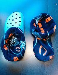 Socks Liners For Croc Crocs Or Clogs Great For Winter Chicago Bears Liner Socks Crocs Chicago Winter