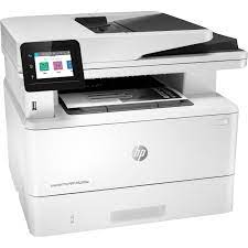 The m401dn is a duplex network (wire) connected printer model.the wifi enabled model would be a m401dw which would be duplex and wireless. Hp Laserjet Pro M428fdn All In One Monochrome Laser W1a29a Bgj