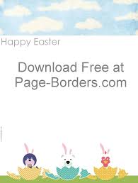 Here are free printable borders for easter. Easter Borders Kesal