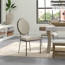 It's a wonderful addition to a child's or guest room. Greyleigh Cairo Oval Back Upholstered Dining Chair Reviews Wayfair
