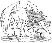 If your kids love unicorns, this is the show for them. Coloring Pages Mia And Me Morning Kids