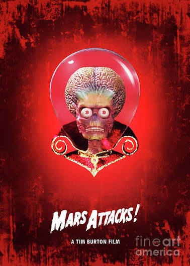 Mars Attacks Art Print by Bo Kev - Fine Art America