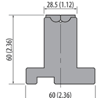 Precision Press Brake Single Vee Die 50mm 85degree 60mmH M60 ...
