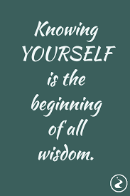 Knowing Yourself Is The Beginning Of All Wisdom Know Yourself Quotes Inspirational Quotes Want Quotes