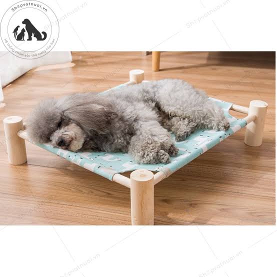 Giường Nằm Cho Thú Cưng Bằng Gỗ DNV001 - Shopvatnuoi.vn