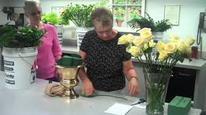 Decorating the church for easter | bromley parish church. Altar Flower Arrangement Step One Youtube