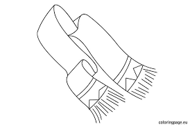 Scarf Coloring Page Coloring Pages Snowman Coloring Pages Color