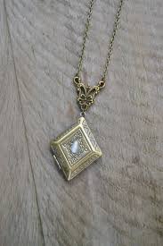 Rhombus Locket Necklace Rhombus Necklace Antique Locket Necklace Antique Bronze Victorian Locket Nec Locket Necklace Vintage Antique Locket Victorian Locket