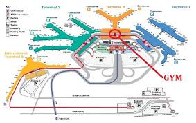 Aa Guide Ord Chicago O Hare Int L Airport Mct Etc Airport Map Ohare Airport Chicago Airport