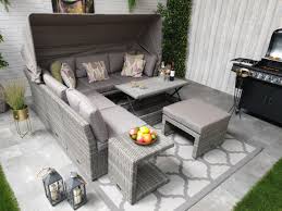 Regatta garden furniture are one of the uk's largest retailers of rattan and cast aluminium garden furniture. Liverpool 5pc Multi Functional Rattan Daybed Set Moda Garden Furniture Toscana