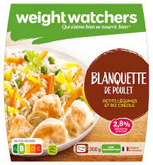 Blanquette De Poulet Petits Legumes Et Riz Creole Weight Watchers 300 G