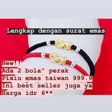 Harga buyback ini berarti, jika anda ingin menjual emas, maka antam akan membelinya dengan harga emas tersebut. Gelang Pixiu Emas 999 9 24k Taiwan