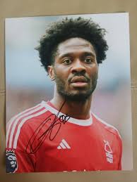 Ola Aina Hand Signed 10x8" Photo Autograph Nottingham Forest Football