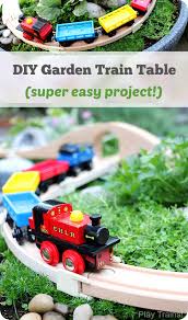 5,000 plants of 300 different varieties live in. Diy Outdoor Train Table A Wooden Train Garden Railway