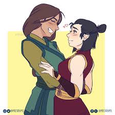 Rangi infuses kyoshi with her caution and consideration while kyoshi grants rangi a larger view of the world outside the narrow scope of her cultural noblistic upbringing. Kyoshi And Rangi By Steffanevansart On Deviantart