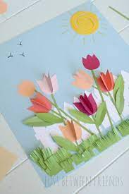 Spring Paper Flower Garden Craft For Kids Gardencrafts Garden Crafts For Kids Crafts Spring Crafts