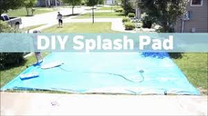 10 above ground features to choose. Diy Splash Pad Youtube