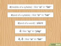 How To Pronounce French Words With Pictures Wikihow