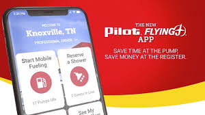 Earn 1 point per gallon of diesel fuel; Pilot Flying J S New Mobile App Hits The Road