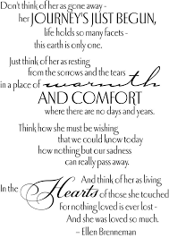 Her Journey Has Just Begun Ellen Brenneman Funeral Grief Poem Begun Brenneman Ellen Funeral Grief Journe Funeral Poems Grief Quotes Funeral Quotes