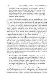 4 Study Design Data Collection And Analysis The National Children S Study Research Plan A Review The National Academies Press