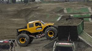 Say hello to the 'brodozer'. A Brief History Of Monster Trucks Doing Multiple Backflips