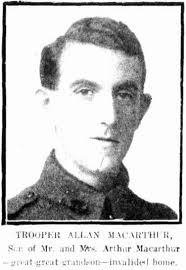 Search for "Macarthur" in lastname