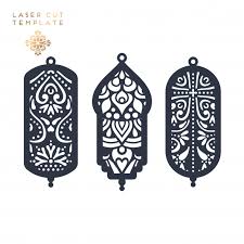 Download Free Vector Laser Cut Islamic Pattern