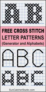 The english alphabet derives from the latin alphabet that is used in many languages around the world. Cross Stitch Letters Generator And Alphabet Font Patterns Diy Pro In 2022 Cross Stitch Alphabet Patterns Cross Stitch Letter Patterns Cross Stitch Monogram Patterns