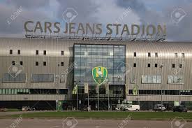 Ado den haag have won the knvb cup twice and won the league twice in the era before professional football. Cars Jeans Football Stadium Of Ado Den Haag In The Hague The Stock Photo Picture And Royalty Free Image Image 138210072