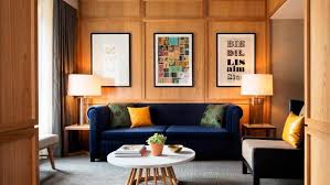 Gold steel frame with glass top and base. 10 Seriously Incredible Hotels In Cleveland For Any Budget