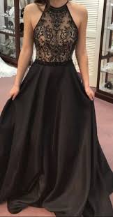 Fashion Prom Dress Halter Neckline Prom Dresses Graduation Party Dresses Prom Dresses For Teens In 2020 Black Prom Dresses Elegant Prom Dresses Prom Dresses 2017