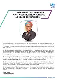 Standard bank plc the secured party), (the secured party and the chargor are hereinafter referred to. Standard Bank Malawi On Twitter Notice Appointment Of Associate Prof Ngeyi Ruth Kanyongolo As Board Chairperson We Are Pleased To Announce The Appointment Of Dr Ngeyi Ruth Kanyongolo As Chairperson Of Standard