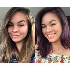 I Used Overtone Purple For Brown Hair Green Hair Hair Beauty Dyed Hair