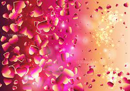 Wallpaper red and pink background. Beige Pink And Red Heart Wallpaper Background Vector Illustration