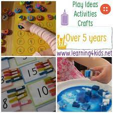 Play Ideas Activities And Crafts Play By Age Creative Activities For Kids Activities For 5 Year Olds Business For Kids