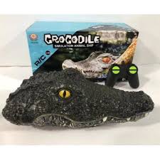 Bateau De Crocodile Simulation A Telecommande A Quatre Voies 2 4g Pour Piscines Lac Prix Pas Cher Cdiscount