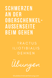 Schmerzen An Der Oberschenkelaussenseite Beim Gehen Tractus Iliotibialis Dehnen Muskelschmerzerfahrung
