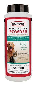 Flea And Tick Powder Durvet