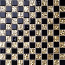 Black And Gold Kitchen Floor Tiles 31 Black And Gold Bathroom Tiles Ideas And Pictures Black And Gold Bathroom Glass Backsplash Kitchen Mosaic Glass